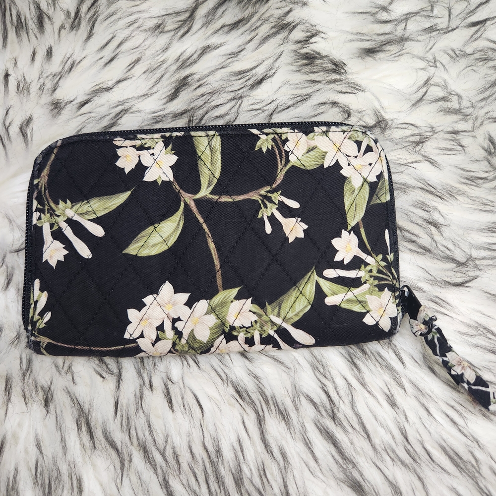 Vera Bradley Black Floral Wallet